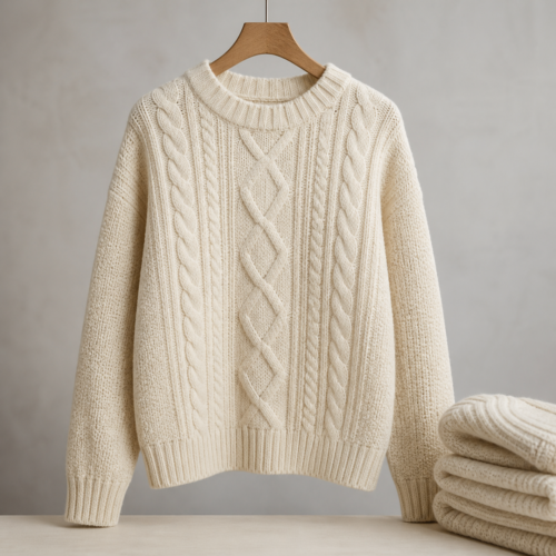 product-cable-sweater Custom Cable Knit Women’s Sweater