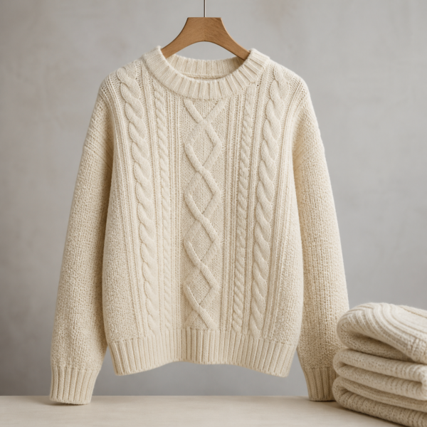 product-cable-sweater Custom Cable Knit Women’s Sweater
