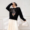 Women's Viscose Fiber Pullover Crew Neck Long Sleeve Sweater Manufacturer - MOQ 100 pcs - Style 0022 Women's Viscose Fiber Pullover Crew Neck Long Sleeve Sweater Manufacturer - MOQ 100 pcs - Style 0022