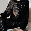 Women's Viscose Fiber Pullover Crew Neck Long Sleeve Sweater Manufacturer - MOQ 100 pcs - Style 0022 Women's Viscose Fiber Pullover Crew Neck Long Sleeve Sweater Manufacturer - MOQ 100 pcs - Style 0022