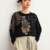 Women's Viscose Fiber Pullover Crew Neck Long Sleeve Sweater Manufacturer - MOQ 100 pcs - Style 0022 Women's Viscose Fiber Pullover Crew Neck Long Sleeve Sweater Manufacturer - MOQ 100 pcs - Style 0022
