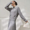 Women's Cardigan Long Sleeve Sweater Manufacturer - MOQ 100 pcs - Style 10001 Women's Cardigan Long Sleeve Sweater Manufacturer - MOQ 100 pcs - Style 10001