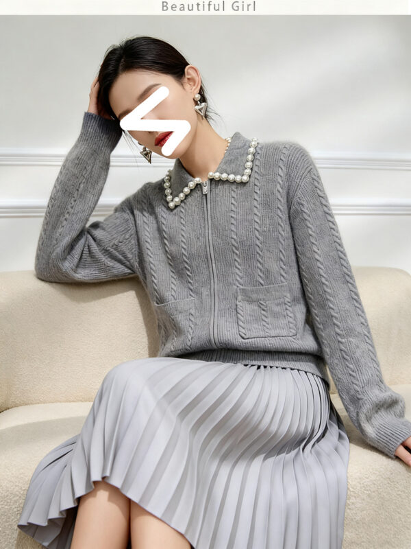 Women's Cardigan Long Sleeve Sweater Manufacturer - MOQ 100 pcs - Style 10001 Women's Cardigan Long Sleeve Sweater Manufacturer - MOQ 100 pcs - Style 10001
