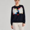 Women's Pullover Crew Neck Long Sleeve Sweater Manufacturer - MOQ 100 pcs - Style 1077