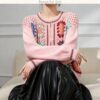 Women's Cardigan Crew Neck Long Sleeve Sweater Manufacturer - MOQ 100 pcs - Style 1377 Women's Cardigan Crew Neck Long Sleeve Sweater Manufacturer - MOQ 100 pcs - Style 1377