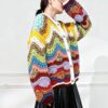 Women's Cardigan Crew Neck Long Sleeve Sweater Manufacturer - MOQ 100 pcs - Style 1390 Women's Cardigan Crew Neck Long Sleeve Sweater Manufacturer - MOQ 100 pcs - Style 1390