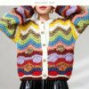 Women's Cardigan Crew Neck Long Sleeve Sweater Manufacturer - MOQ 100 pcs - Style 1390 Women's Cardigan Crew Neck Long Sleeve Sweater Manufacturer - MOQ 100 pcs - Style 1390