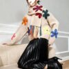 Women's Viscose Fiber Cardigan V Neck Long Sleeve Sweater Manufacturer - MOQ 100 pcs - Style 1421 Women's Viscose Fiber Cardigan V Neck Long Sleeve Sweater Manufacturer - MOQ 100 pcs - Style 1421