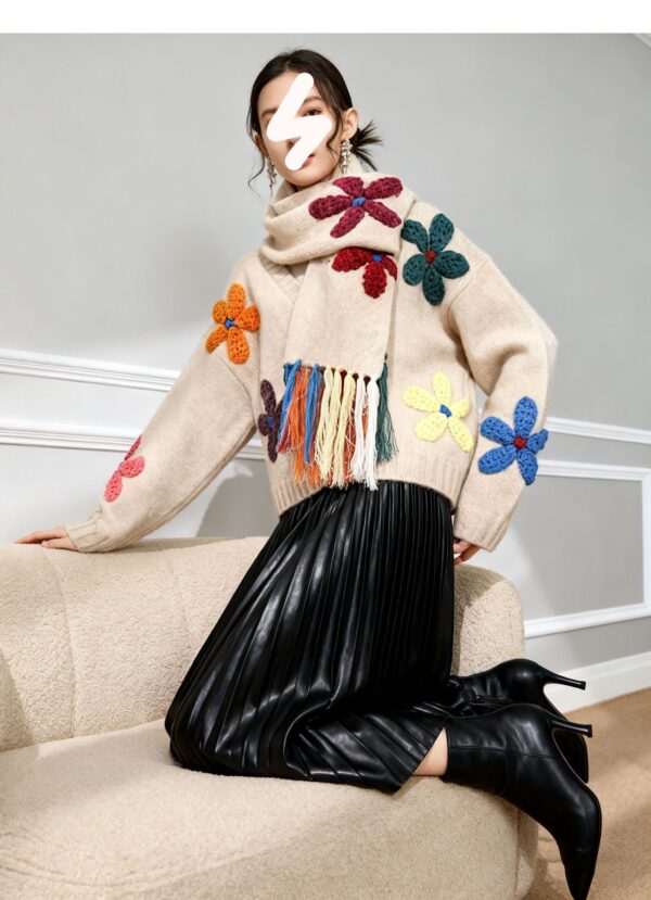 Women's Viscose Fiber Cardigan V Neck Long Sleeve Sweater Manufacturer - MOQ 100 pcs - Style 1421 Women's Viscose Fiber Cardigan V Neck Long Sleeve Sweater Manufacturer - MOQ 100 pcs - Style 1421