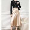 Women's Cardigan Crew Neck Long Sleeve Sweater Manufacturer - MOQ 100 pcs - Style 1422