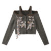 Women's Cardigan Long Sleeve Sweater Manufacturer - MOQ 100 pcs - Style 1424