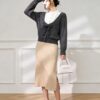 Women's Cardigan Crew Neck Long Sleeve Sweater Manufacturer - MOQ 100 pcs - Style 1425 Women's Cardigan Crew Neck Long Sleeve Sweater Manufacturer - MOQ 100 pcs - Style 1425