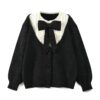 Women's Cardigan Crew Neck Long Sleeve Sweater Manufacturer - MOQ 100 pcs - Style 1425 Women's Cardigan Crew Neck Long Sleeve Sweater Manufacturer - MOQ 100 pcs - Style 1425