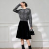 Women's Cardigan Crew Neck Long Sleeve Sweater Manufacturer - MOQ 100 pcs - Style 1426 Women's Cardigan Crew Neck Long Sleeve Sweater Manufacturer - MOQ 100 pcs - Style 1426