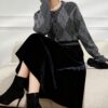 Women's Cardigan Crew Neck Long Sleeve Sweater Manufacturer - MOQ 100 pcs - Style 1426 Women's Cardigan Crew Neck Long Sleeve Sweater Manufacturer - MOQ 100 pcs - Style 1426