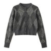 Women's Cardigan Crew Neck Long Sleeve Sweater Manufacturer - MOQ 100 pcs - Style 1426 Women's Cardigan Crew Neck Long Sleeve Sweater Manufacturer - MOQ 100 pcs - Style 1426