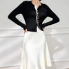 Women's Cardigan Crew Neck Long Sleeve Sweater Manufacturer - MOQ 100 pcs - Style 1428