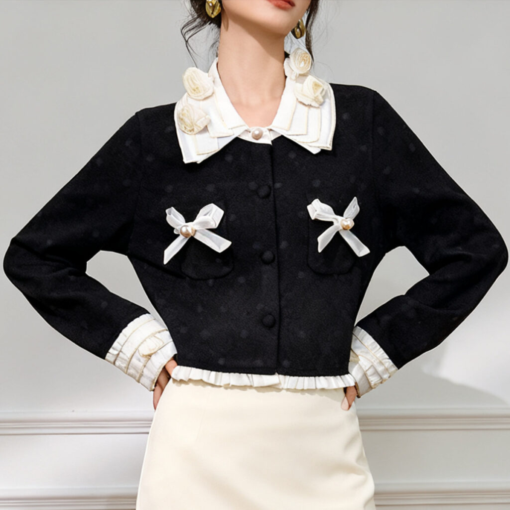 Women's Cardigan Long Sleeve Sweater Manufacturer - MOQ 100 pcs - Style 1429