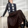 Women's Pullover Crew Neck Long Sleeve Sweater Manufacturer - MOQ 100 pcs - Style 1430 Women's Pullover Crew Neck Long Sleeve Sweater Manufacturer - MOQ 100 pcs - Style 1430