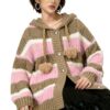 Women's Cardigan Long Sleeve Sweater Manufacturer - MOQ 100 pcs - Style 1464