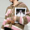 Women's Cardigan Long Sleeve Sweater Manufacturer - MOQ 100 pcs - Style 1464