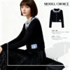 Women's Cardigan Crew Neck Long Sleeve Sweater Manufacturer - MOQ 100 pcs - Style 1465 Women's Cardigan Crew Neck Long Sleeve Sweater Manufacturer - MOQ 100 pcs - Style 1465