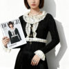 Women's Cardigan Long Sleeve Sweater Manufacturer - MOQ 100 pcs - Style 1466