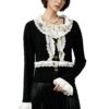 Women's Cardigan Long Sleeve Sweater Manufacturer - MOQ 100 pcs - Style 1466