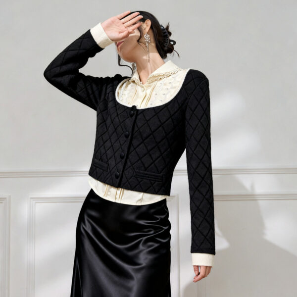 Women's Cardigan Long Sleeve Sweater Manufacturer - MOQ 100 pcs - Style 1469