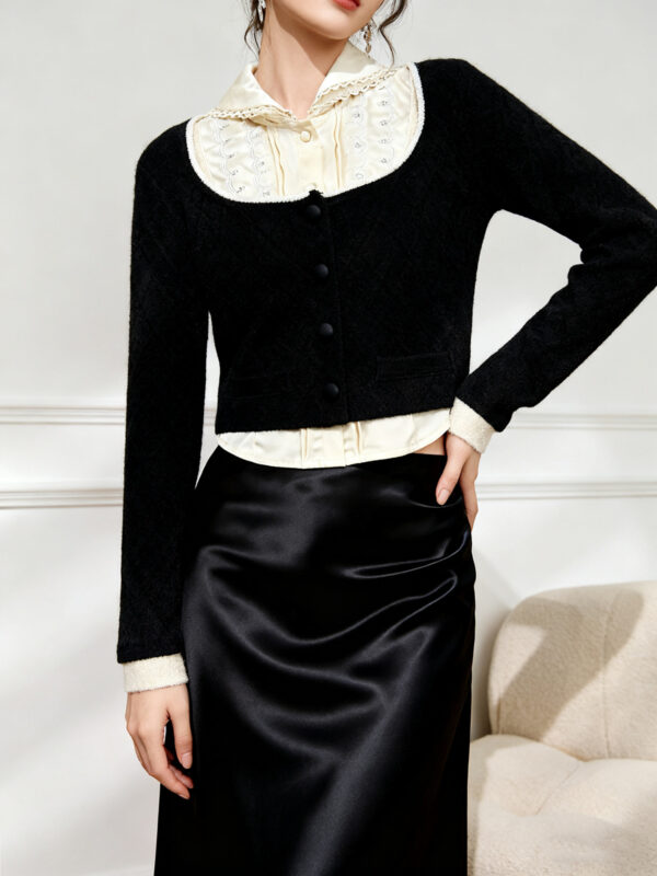 Women's Cardigan Long Sleeve Sweater Manufacturer - MOQ 100 pcs - Style 1469