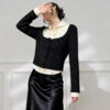 Women's Cardigan Long Sleeve Sweater Manufacturer - MOQ 100 pcs - Style 1469