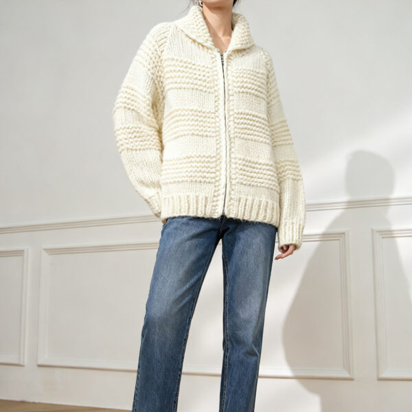 Women's Cardigan Long Sleeve Sweater Manufacturer - MOQ 100 pcs - Style 1471
