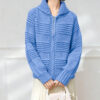Women's Cardigan Long Sleeve Sweater Manufacturer - MOQ 100 pcs - Style 1471
