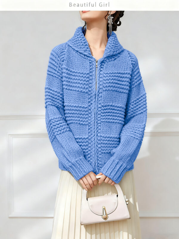 Women's Cardigan Long Sleeve Sweater Manufacturer - MOQ 100 pcs - Style 1471