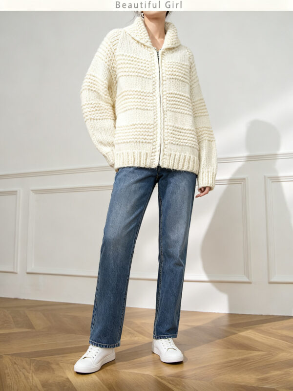 Women's Cardigan Long Sleeve Sweater Manufacturer - MOQ 100 pcs - Style 1471