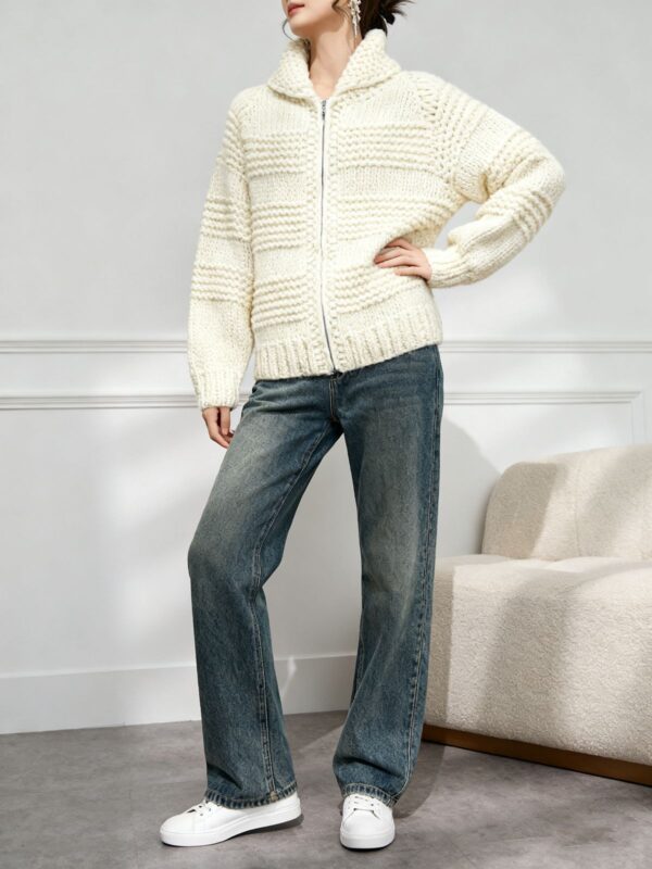 Women's Cardigan Long Sleeve Sweater Manufacturer - MOQ 100 pcs - Style 1471