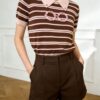 1473 product image 13 Women's Pullover Short Sleeve Sweater Manufacturer - MOQ 100 pcs - Style 1473