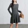 2180 product image 1 Women's Long Sleeve Knitwear Manufacturer - MOQ 100 pcs - Style 2180