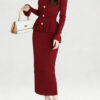 Women's Long Sleeve Knitwear Manufacturer - MOQ 100 pcs - Style 2188