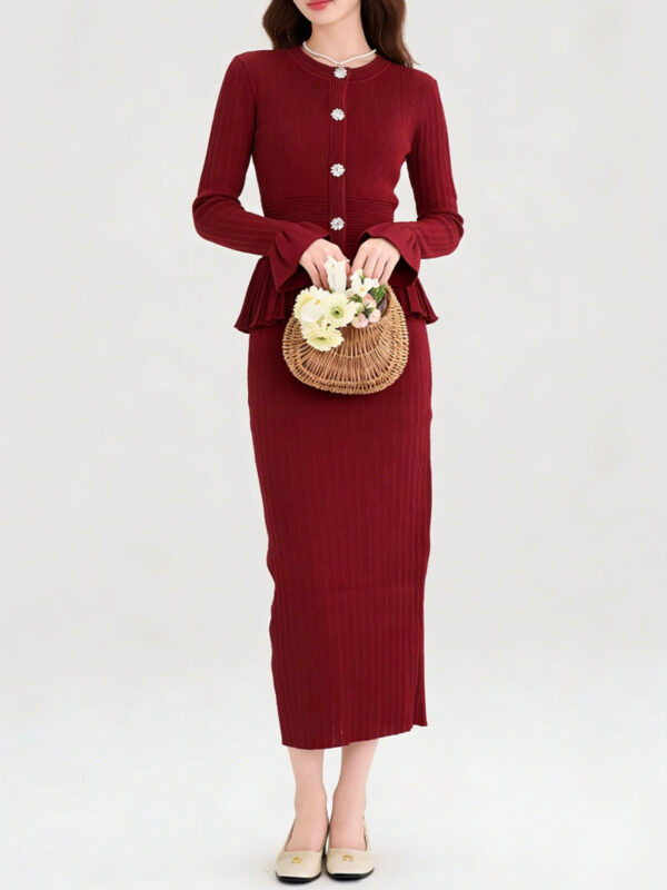 Women's Long Sleeve Knitwear Manufacturer - MOQ 100 pcs - Style 2188