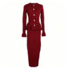 Women's Long Sleeve Knitwear Manufacturer - MOQ 100 pcs - Style 2188