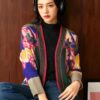 Women's Angora Goat Wool Cardigan V Neck Long Sleeve Sweater Manufacturer - MOQ 100 pcs - Style 31003
