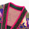 Women's Angora Goat Wool Cardigan V Neck Long Sleeve Sweater Manufacturer - MOQ 100 pcs - Style 31003