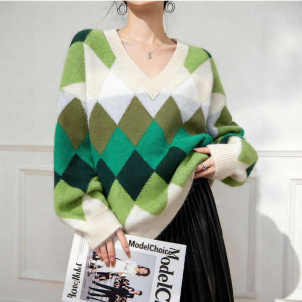 Women's Pullover Long Sleeve Sweater Manufacturer - MOQ 100 pcs - Style 3191