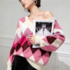 Women's Pullover Long Sleeve Sweater Manufacturer - MOQ 100 pcs - Style 3191