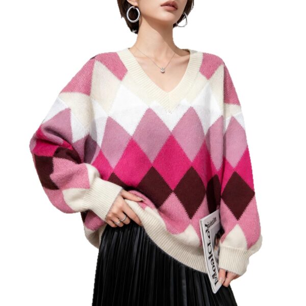 Women's Pullover Long Sleeve Sweater Manufacturer - MOQ 100 pcs - Style 3191