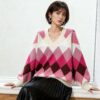 Women's Pullover Long Sleeve Sweater Manufacturer - MOQ 100 pcs - Style 3191