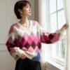 Women's Pullover Long Sleeve Sweater Manufacturer - MOQ 100 pcs - Style 3191