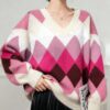 Women's Pullover Long Sleeve Sweater Manufacturer - MOQ 100 pcs - Style 3191