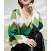 Women's Pullover Long Sleeve Sweater Manufacturer - MOQ 100 pcs - Style 3191